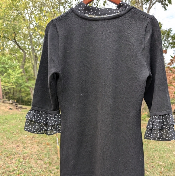 Hailey Lyn dress with ties at collar - Picture 3 of 7